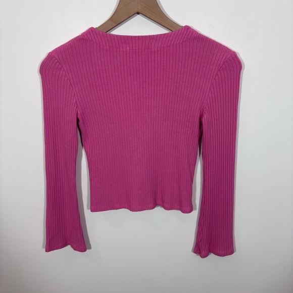 Reformation Gellar Knit Top Pink Size XS - Picture 7 of 14